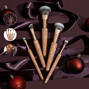 LYS Complete Confidence 5PC Full Face Rhinestone Brush Set